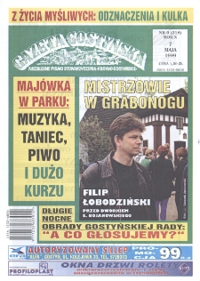 Gazeta Gostyńska 1999 R.10 Nr 9(218)