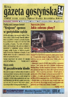 Nowa Gazeta Gostyńska 2006.08.27 R.6 Nr 34(173)