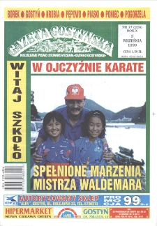 Gazeta Gostyńska 1999 R.10 Nr 17(226)