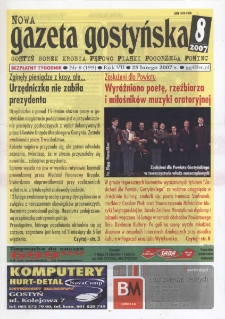 Nowa Gazeta Gostyńska 2007.02.25 R.7 Nr 8(199)