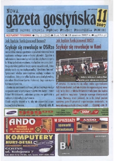 Nowa Gazeta Gostyńska 2007.03.18 R.7 Nr 11(202)