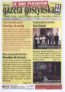 Nowa Gazeta Gostyńska 2007.05.27 R.7 Nr 21(212)