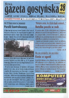 Nowa Gazeta Gostyńska 2007.07.15 R.7 Nr 28(219)