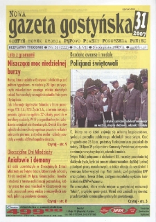 Nowa Gazeta Gostyńska 2007.08.05 R.7 Nr 31(222)