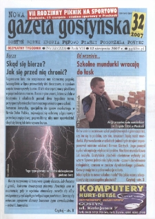 Nowa Gazeta Gostyńska 2007.08.12 R.7 Nr 32(223)