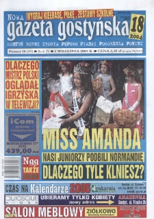 Nowa Gazeta Gostyńska 2004.09.05 R.4 Nr 18(89)