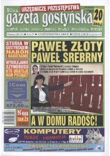 Nowa Gazeta Gostyńska 2004.10.03 R.4 Nr 20(91)