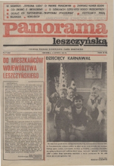 Panorama Leszczyńska 1984.02.12 R.6 Nr7(212)