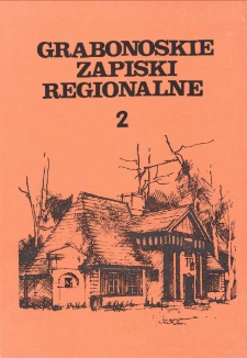 Grabonoskie Zapiski Regionalne 1992 Nr 2