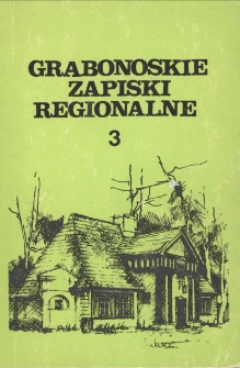 Grabonoskie Zapiski Regionalne 1993 Nr 3
