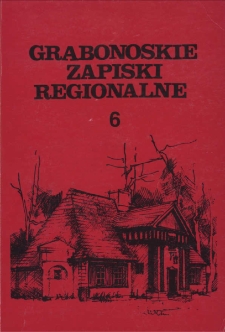 Grabonoskie Zapiski Regionalne 1996 Nr 6
