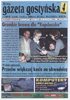 Nowa Gazeta Gostyńska 2008.01.27 R.8 Nr 4(247)