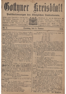 Gostyner Kreisblatt 1913.01.05 Nr 2