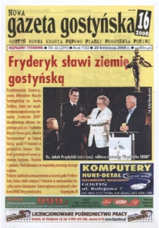 Nowa Gazeta Gostyńska 2008.04.20 R.8 Nr 16(259)