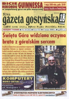 Nowa Gazeta Gostyńska 2008.05.04 R.8 Nr 18(261)