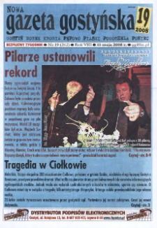 Nowa Gazeta Gostyńska 2008.05.11 R.8 Nr 19(262)