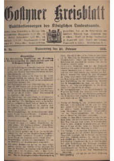 Gostyner Kreisblatt 1913.02.20 Nr 15