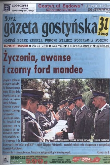 Nowa Gazeta Gostyńska 2008.08.03 R.8 Nr 31(274)