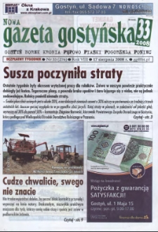 Nowa Gazeta Gostyńska 2008.08.17 R.8 Nr 33(276)
