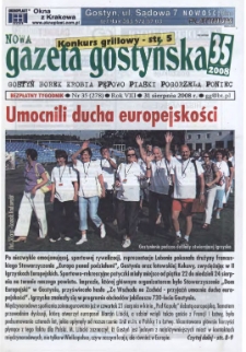Nowa Gazeta Gostyńska 2008.08.31 R.8 Nr 35(278)