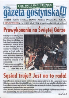 Nowa Gazeta Gostyńska 2008.10.12 R.8 Nr 41(284)