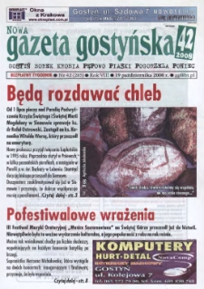 Nowa Gazeta Gostyńska 2008.10.19 R.8 Nr 42(285)