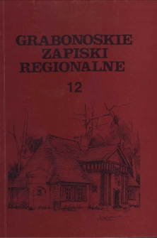 Grabonoskie Zapiski Regionalne 2006 Nr 12