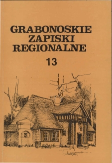 Grabonoskie Zapiski Regionalne 2007 Nr 13