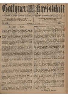 Gostyner Kreisblatt 1911.06.21 Nr 49