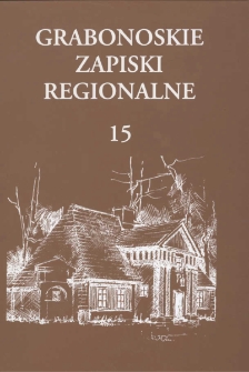 Grabonoskie Zapiski Regionalne 2011 Nr 15