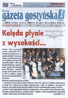 Nowa Gazeta Gostyńska 2009.01.11 R.9 Nr 1(296)