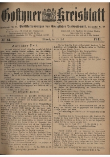 Gostyner Kreisblatt 1911.07.12 Nr 55