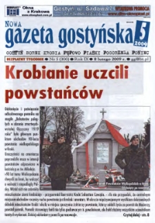 Nowa Gazeta Gostyńska 2009.02.08 R.9 Nr 5(300)