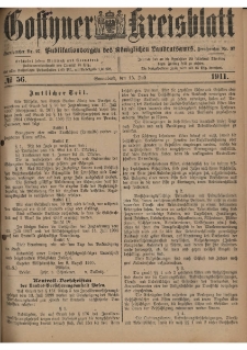 Gostyner Kreisblatt 1911.07.15 Nr 56