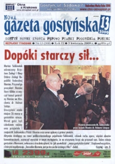 Nowa Gazeta Gostyńska 2009.04.05 R.9 Nr 13(308)