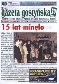 Nowa Gazeta Gostyńska 2009.05.24 R.9 Nr 20(316)