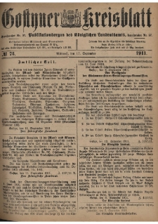 Gostyner Kreisblatt 1911.09.13 Nr 73