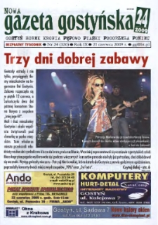 Nowa Gazeta Gostyńska 2009.06.21 R.9 Nr 24(320)
