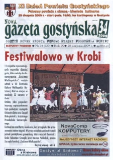 Nowa Gazeta Gostyńska 2009.08.28 R.9 Nr 34(330)