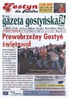 Nowa Gazeta Gostyńska 2009.09.18 R.9 Nr 36(332)