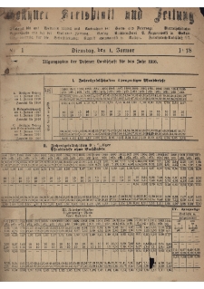 Gostyner Kreisblatt und Zeitung 1918.01.01 Nr 1
