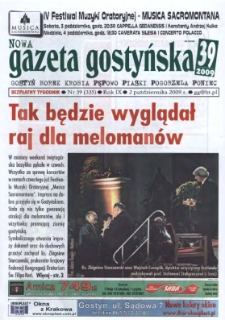 Nowa Gazeta Gostyńska 2009.10.02 R.9 Nr 39(335)