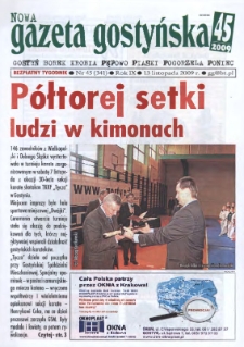 Nowa Gazeta Gostyńska 2009.11.13 R.9 Nr 45(341)