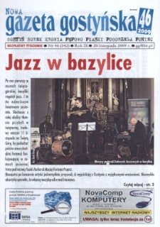 Nowa Gazeta Gostyńska 2009.11.20 R.9 Nr 46(342)