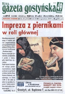 Nowa Gazeta Gostyńska 2009.12.11 R.9 Nr 49(345)