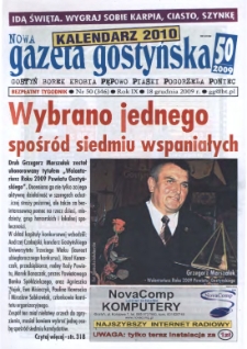 Nowa Gazeta Gostyńska 2009.12.18 R.9 Nr 50(346)
