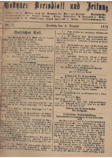 Gostyner Kreisblatt und Zeitung 1918.01.04 Nr 3