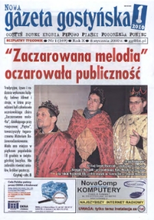 Nowa Gazeta Gostyńska 2010.01.08 R.10 Nr 1(349)