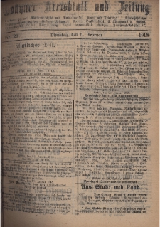 Gostyner Kreisblatt und Zeitung 1918.02.05 Nr 29