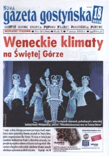 Nowa Gazeta Gostyńska 2010.05.07 R.10 Nr 18(366)